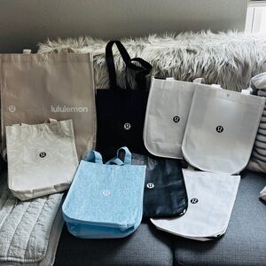 8 Lululemon Assorted Tote Collection